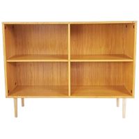 Vintage Deens Eiken Kastje | Boekenkastje Danish Oak Open