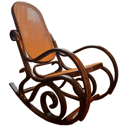 Vintage Thonet Schommelstoel 1