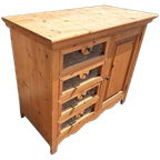 Grenen Ladekast, Dressoir, Commode Afm. 109x55cm En 94cm Hoo thumbnail 1