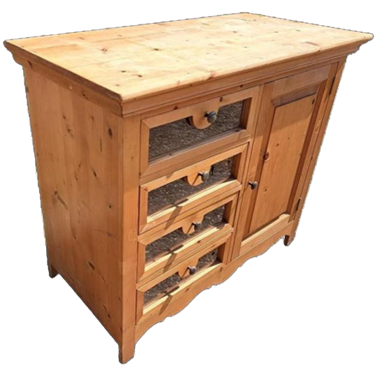 Grenen Ladekast, Dressoir, Commode Afm. 109x55cm En 94cm Hoo 1