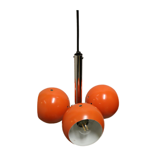 Vintage Gepo Plafondlamp Eyeball, Jaren '70 1