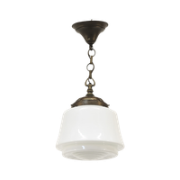 Antieke Opaline Hanglamp