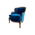 Koningsblauwe Oorfauteuil thumbnail 1