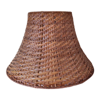 Rotan Rieten Lampenkap Jaren 70
