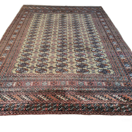 Groot Vintage Oosters Tapijt, Vloerkleed, Karpet 204 1