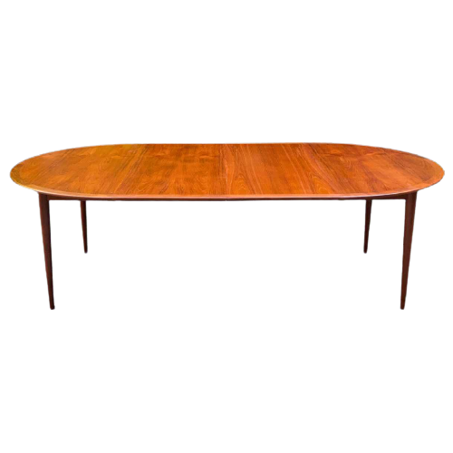 Vintage Xl Grete Jalk Eettafel, Poul Jeppesen, Denemarken 1965