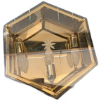 Honsel Messing Hexagon Wand / Plafond Lamp thumbnail 1
