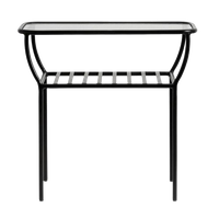 Side Table With Glass