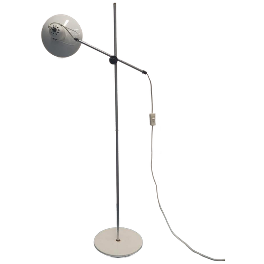 Vintage Staande Hengellamp Anvia Almelo Vloerlamp Metaal 1