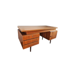 Prachtig Design Houten Bureau Uit De Jaren 60/70. thumbnail 1