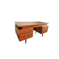 Prachtig Design Houten Bureau Uit De Jaren 60/70.