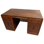 Vintage Eiken Bureau Amsterdamse School thumbnail 1