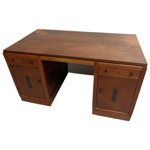 Vintage Eiken Bureau Amsterdamse School