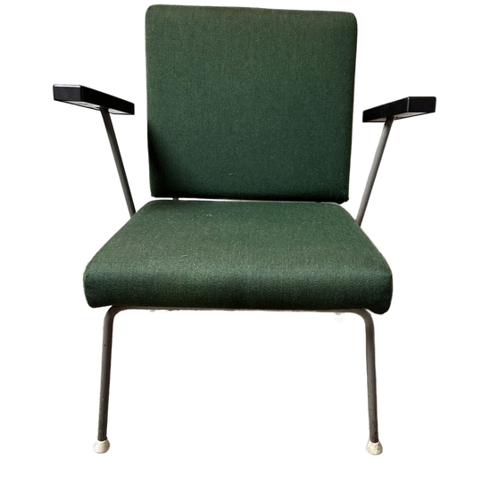 Gispen Fauteuil Jaren 50, Groen 1
