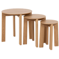 Koge Bijzettafel - Eiken - Set