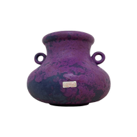 Zenith Gouda Holland Purple Ceramic Vase , 1970S