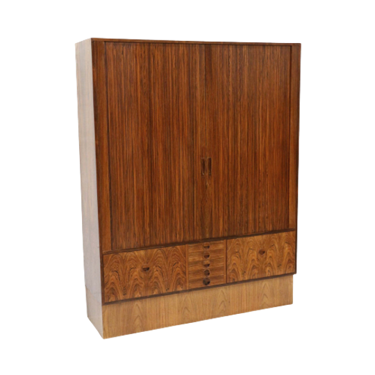 Xxl Vintage Palissander Highboard Gemaakt In De Jaren '60 1
