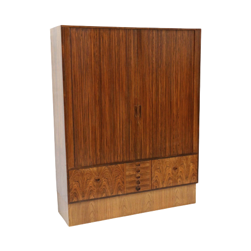 Xxl Vintage Palissander Highboard Gemaakt In De Jaren '60