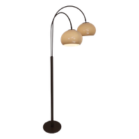 Dijkstra - Rare Model - Space Age Design / Mcm Floor Lamp With Two Shades