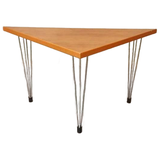 Vintage Pin Age Hairpin Driehoek Deens Design Bijzettafel 1