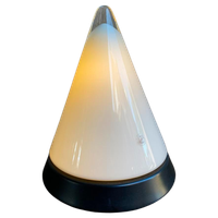 Peill En Putzler Design Teepee Cone Lamp Van Glas , Jaren 80