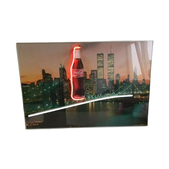 Lichtreclame Coca-Cola Uniek Originele Twin Towers 1