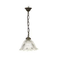 Antieke Holophane Hanglamp