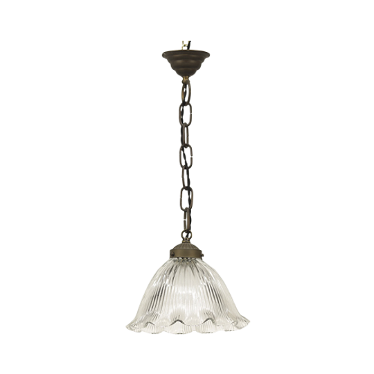 Antieke Holophane Hanglamp 1