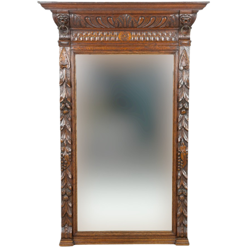 Een Mooie Antieke Spiegel, Neo-Renaissance Stijl