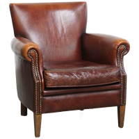 Karkatervolle Vintage Schapenleren Armchair/ Fauteuil Met Warme Kleuren En Een Mooi Patina
