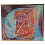 Schilderij Abstract Neerle Amrein Modern Ingelijst Uniek thumbnail 1