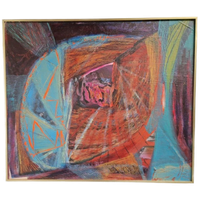 Schilderij Abstract Neerle Amrein Modern Ingelijst Uniek
