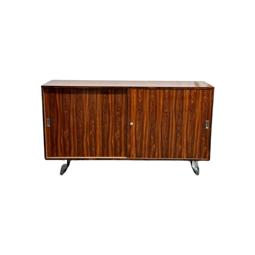 Prachtig Jaren '60 Palissander Dressoir / Highboard / Roomdivider