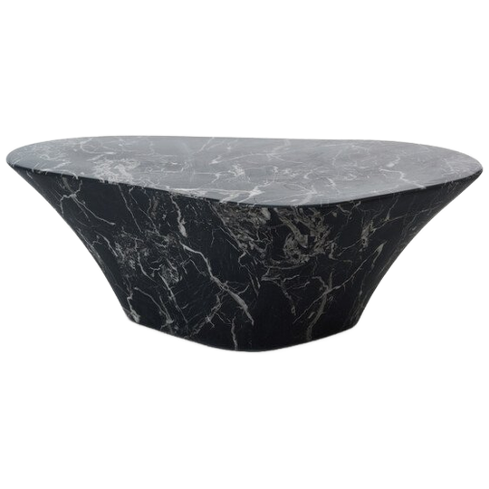 Polspotten Oval Marble Look Salontafel 1