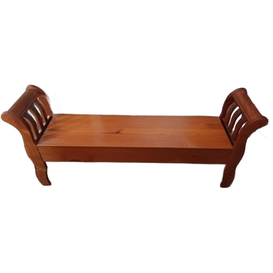 Uniek Vintage Houten Bankje – Karaktervol & Multifunctioneel 1