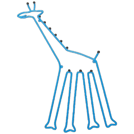 Giraffen Kapstok – IKEA – Jaren 90 - (kl37) 1
