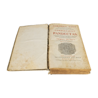 Geschiedenis, Recht En Wetenschap - Johannes Voet - Commentarius Ad Pandectas - 1734 - Blank Perk