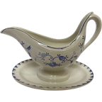 Prachtige Belgische Blauw WIT Aardewerk Boch Sauskom - Reliving thumbnail 1