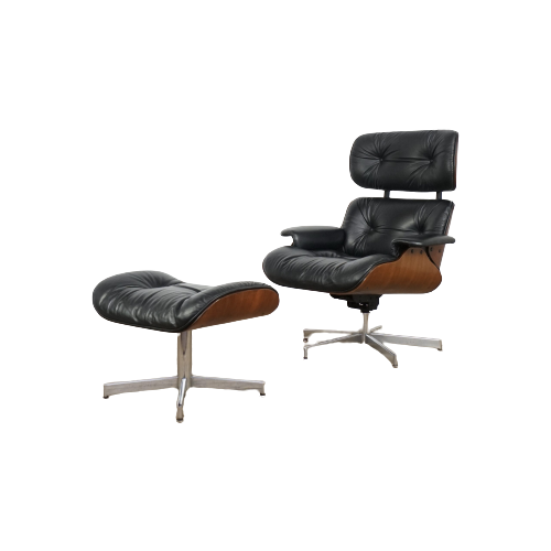 Plycraft Lounge Chair And Ottoman