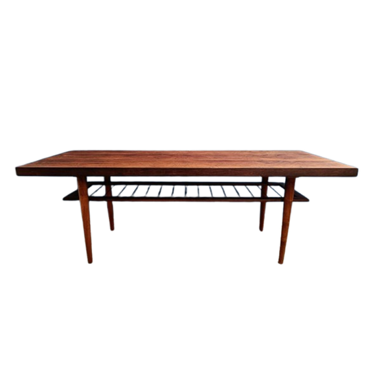 Vintage Palissander Salontafel, Jaren 60 1