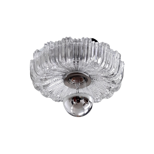 Nm03 – Plafondlamp – Wandlamp Jaren 60 – Bubbel Glas