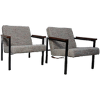 Pair Of Armchairs Design By Hein Stolle For Spectrum, 1960's thumbnail 1