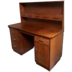 Vintage Bureau Jaren 60 Teak Bureau Deens Bureau thumbnail 1