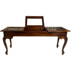 Oude Toonbank, Vitrine-Tafel, Sidetable, Pronktafel. L 180Cm thumbnail 1