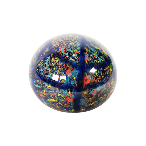 Murano - Summerso - Venezia - Paperweight - Glas - Meerkleurig - 80'S