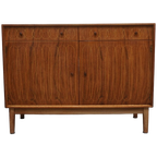 Mahogany And Indian Laurel Wood Sideboard Design By Davith Booth And Judith Ledeboer For Gordon Russel, 1953 thumbnail 1