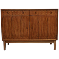 Mahogany And Indian Laurel Wood Sideboard Design By Davith Booth And Judith Ledeboer For Gordon Russel, 1953
