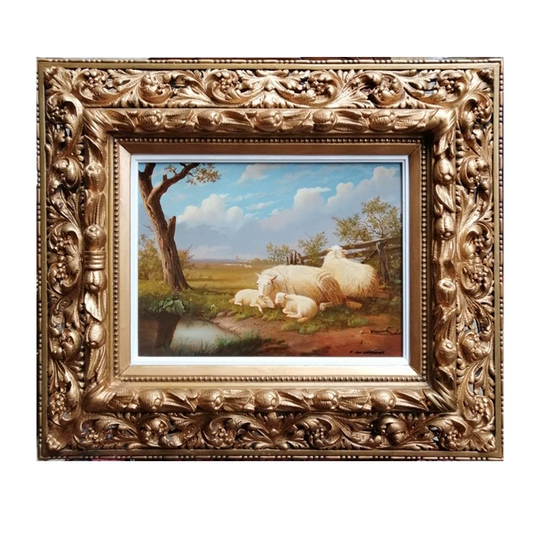 Schilderij "schapen" 1
