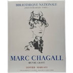 Chagall | Bibliothèque Nationale – Oeuvre Gravé – 1970 thumbnail 1