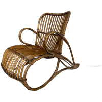 Rotan Dutch Design Fauteuil. Rohe. Vintage. Jaren ‘50.